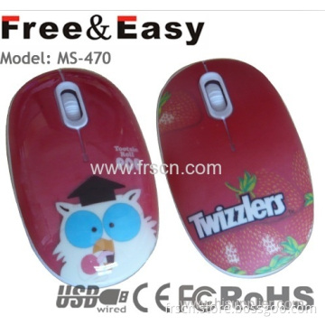 Wired Water Transfer Printing Mouse 